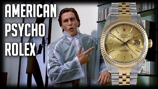 Rolex Datejust 16013  American Psycho  Cool Watches in Film [upl. by Dat]