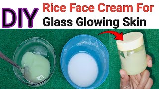 Rice Face Cream Clear Glowing Skin ll Glass Skin Naturally llviralricecreamskincarebeauty [upl. by Elvis]