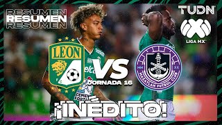 HIGHLIGHTS  León vs Mazatlán  Liga Mx AP2024  J16  TUDN [upl. by Eeltrebor]