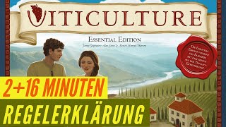 Viticulture Essential Edition 🍷 Regeln Anleitung Erklärung 🍇 Brettspiel [upl. by Morell]