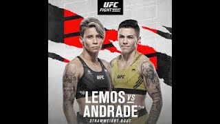 Amanda Lemos Vs Jessica Andrade [upl. by Kamin]