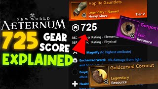 How To Farm amp Craft 725 Gear Score Loot ⚔️ New World Aeternum [upl. by Cochrane]