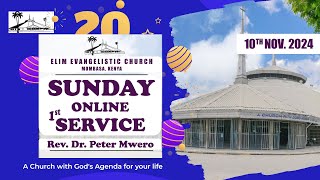 SUNDAY 1ST SERVICE  10112024  TOPIC YOU CAN FINISH STRONG AND WELL  REV PETER MWERO [upl. by Adnohsad]