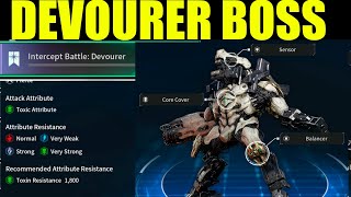 How to defeat the devourer Boss Guide  The First Descendent Intercepter Battle [upl. by Netnilc903]