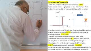 Exercice  Puissance dune diode [upl. by Mharba]