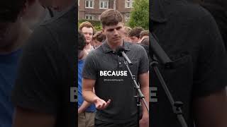 Charlie Kirk debates voter shorts fyp politics [upl. by Odanref]