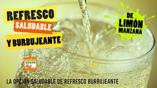 No compres más REFRESCO ¡Haz esta versión SALUDABLE y BURBUJEANTE de Limón receta soda [upl. by Raul]