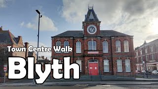 Blyth Northumberland【4K】 Town Centre Walk 2021 [upl. by Gautious]