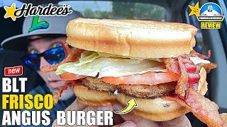 Hardees® BLT Frisco Angus Burger Review 🥓🥬🍅🍔  Better Than The Original Frisco  theendorsement [upl. by Wilscam]