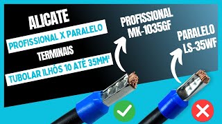 CUIDADO o BARATO SAI CARO Alicate de crimpagem PROFISSIONAL MK1035GF X Paralelo LS35WF  MANUKS [upl. by Irish]