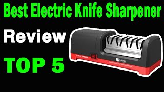 Top 5 Best Electric Knife Sharpener On 2024 [upl. by Subocaj]