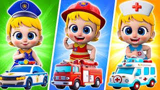 Police Girl Song👮 Police Take Care Of Sick Baby  Funny Baby Songs More Nursery Rhymes amp Kids Songs [upl. by Noek]