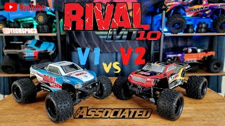 Team Associated Rival MT 10 V2  Unboxing amp Comparison  Are we getting less [upl. by Annert75]