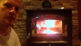 US stove 2500 Highefficiency woodstove reviewed [upl. by Cychosz]