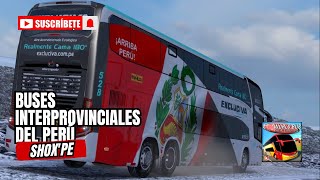 BUSES INTERPROVINCIALES DEL PERÚ  WORLD BUS SIMULADOR [upl. by Alleras]