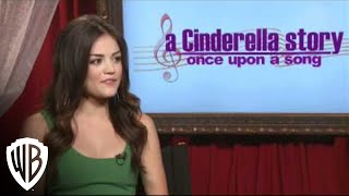 A Cinderella Story Once Upon a Song  Lucy Hale Interview  Warner Bros Entertainment [upl. by Pleione632]