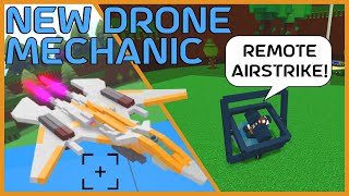 NEW Drone Rope Mechanic MOBILE FRIENDLY TUTORIAL Build a Boat for Treasure ROBLOX [upl. by Izmar]