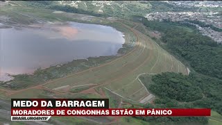 MG Cidade de Congonhas é ameaçada por barragem [upl. by Jordain]