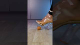 Crushing Crunchy amp Soft Things  High Heels vs Eggs asmr heels shorts [upl. by Aikemit]