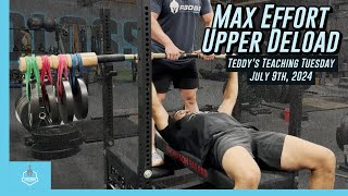 Max Effort Upper Deload [upl. by Colver]