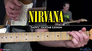 Nirvana  Sappy Guitar Lesson [upl. by Alyosha170]