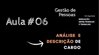 Análise e descrição de cargo [upl. by Iams238]