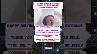 Momen Nathalie Holscher Video Call Sule Netizen Kawal Sampai Rujuk sule nathalieholscher shorts [upl. by Burney]