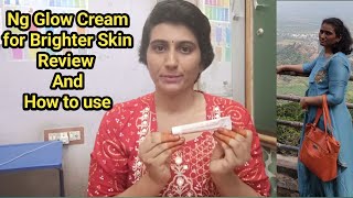 Best skin brightening cream ng glow cream review in telugu [upl. by Lahey528]