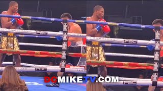 HIGHLIGHTS 30 JALIL HACKETT DEFEATS Darynn LAYVA by decision on Gervonta Davis undercard [upl. by Sally645]