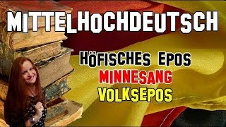 Deutsche Literatur 3  Mittelhochdeutsch Höfisches Epos Minnesang Volksepos [upl. by Inez]