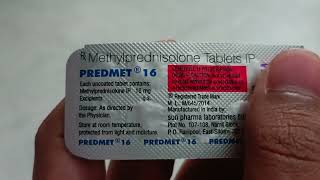 Methylprednisolone Tablets IP Uses In Hindi  PREDMET 16 TABLET Uses In Hindi [upl. by Eob]