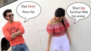 Aayush sharma and warina hussain making Fun Together During Photo shoot love yatri Movie Promotion [upl. by Akienat]