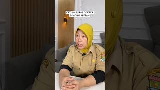 KETIKA SURAT DOKTER DIJADIIN ALESAN shorts [upl. by Rostand]