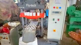 Teflon moulding hydraulic press Flutech [upl. by Antony]