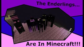 The Enderlings are in Minecraft now and its scary Enderling Invaders Minecraft Mod [upl. by Arteid]