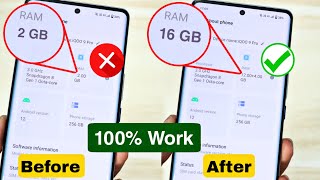 Add 16 GB Extra RAM in Any Phone Without Root 2024 New Trick  BGMI Lag Fix  Phone Hang fix [upl. by Jelle691]