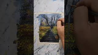 Lukisan sederhana music painting artist art drawing acrylic artistik artwork [upl. by Gorlicki258]