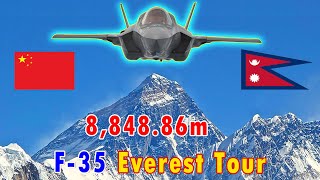 Mount Everest Tour  Flying over Everest Mountain from Nepal The US Fly [upl. by Alguire421]