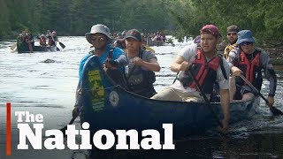 Canoe trip tackles historical wounds between Jesuit priests and First Nations [upl. by Dranoel960]