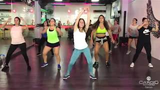 Sin Pijama  Becky G ft Natti Natasha by Zusel Lira Zumba Cardio Extremo Cancun [upl. by Hayimas]