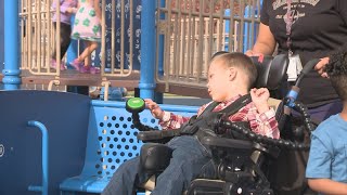 Northwood Preschool students help school create inclusive playground [upl. by Uhthna246]