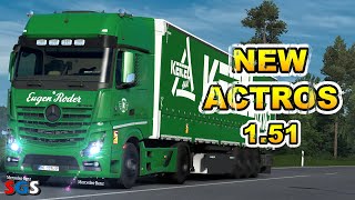 ETS2 151 MercedesBenz New Actros by DOTEC 151 update [upl. by Nottnerb]