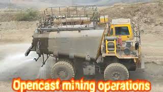 Opencast mining operations [upl. by Namhar]