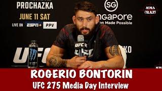 Rogerio Bontorin on Manel Kape ‘loves being the underdog amp is focused on this fight’ [upl. by Eetsirk]