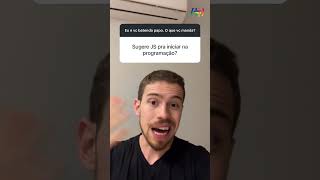 Javascript é bom pra aprender a programar  shorts [upl. by Nedyaj]