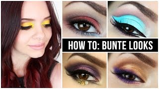 How To BUNTES AUGENMAKEUP  Tipps amp Tricks  Makeup 1x1 [upl. by Cami]