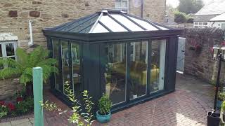 NewBuild Hybrid Orangery  Ultraframe Glass Roof [upl. by Lanfri208]