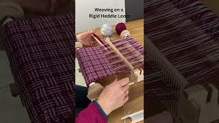 Rigid heddle loom weaving kit hobby weaving handmade knitting loomknitting crochet [upl. by Rosenzweig]