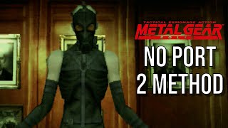 How to beat Psycho Mantis without controller port 2 MGS Psycho Mantis alternate strategy [upl. by Callida81]