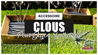 Les Clous  Nos accessoires pour gazon synthétique [upl. by Saxen]